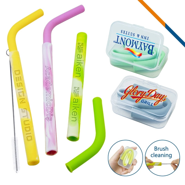 Spirit Silicone Straws