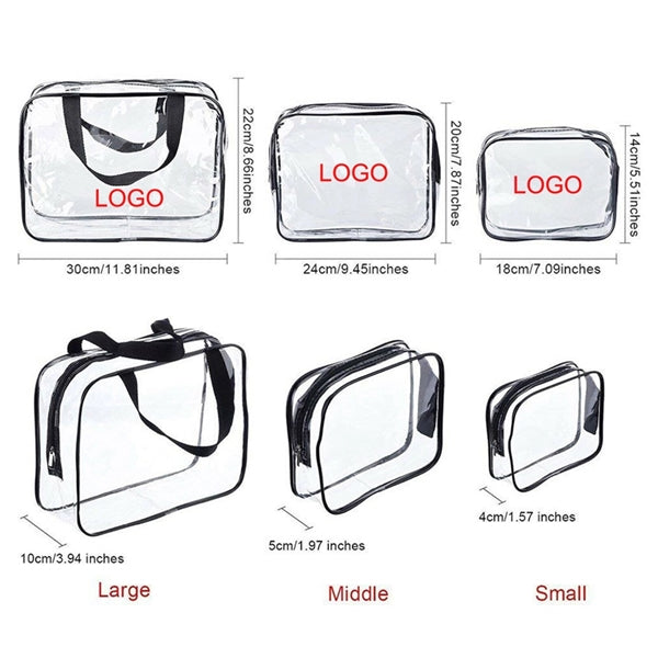 Transparent PVC Toiletry Storage Bag