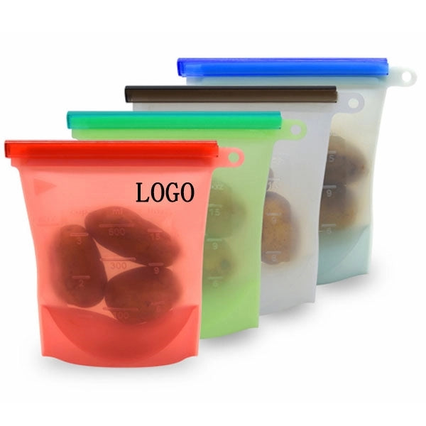 Small Silicone Food Storage Bag - 500ML