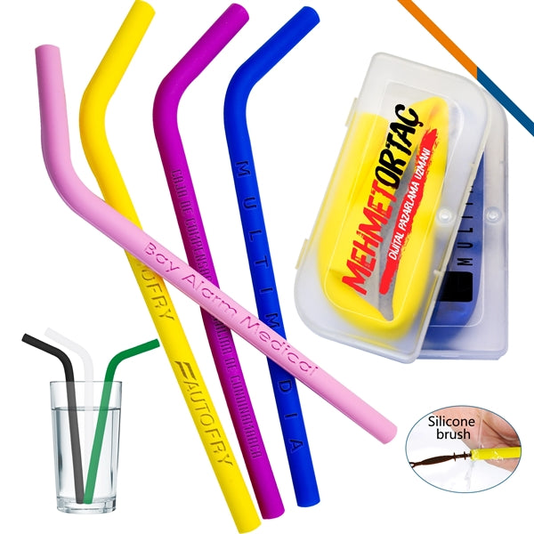 Blazing Silicone Straw