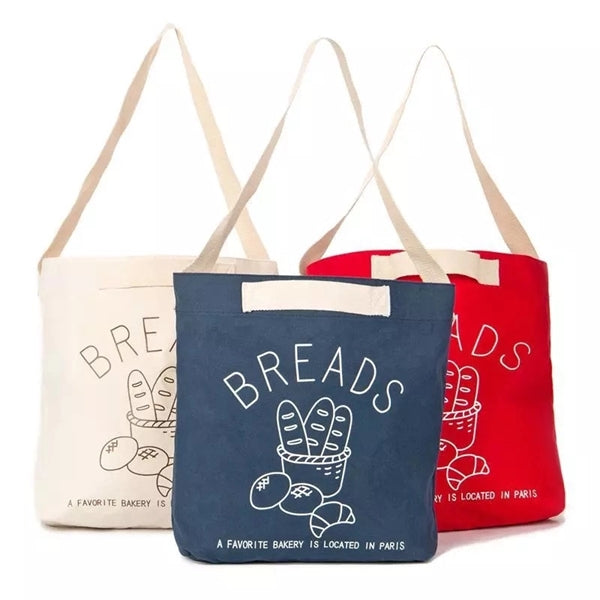 Large Cotton Canvas Tote Bag