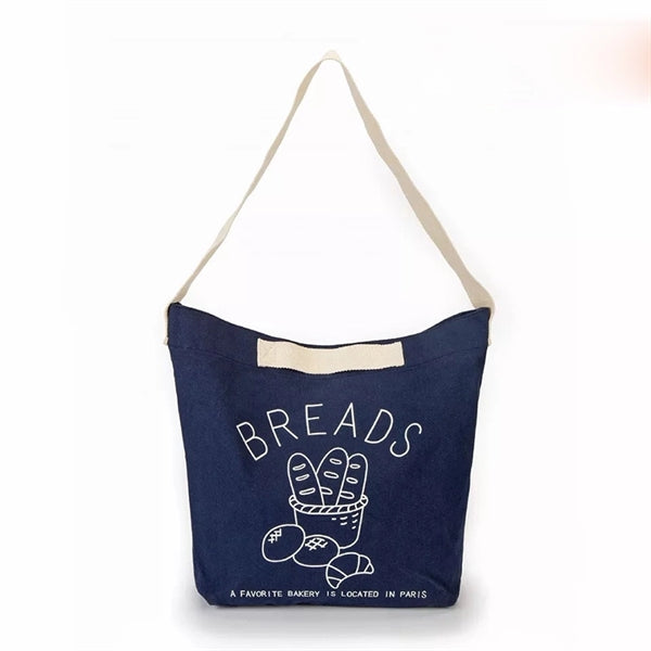Large Cotton Canvas Tote Bag