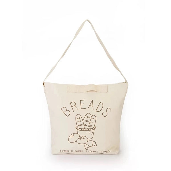 Large Cotton Canvas Tote Bag