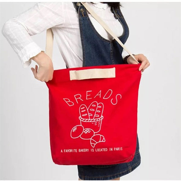 Large Cotton Canvas Tote Bag