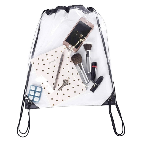 Clear Drawstring Bag Transparent Drawstring Traveling Sport
