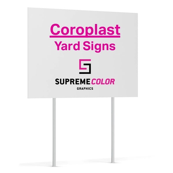 Political Yard Signs 24" x 18" - Double-Sided
