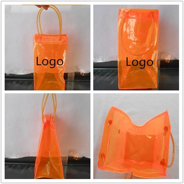 Pvc Bottle Ice Tote Bag