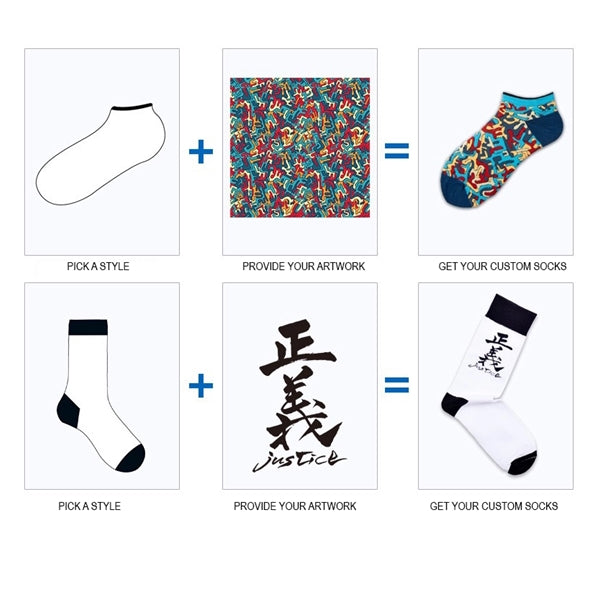 Knit-In Custom Knee Dress Socks