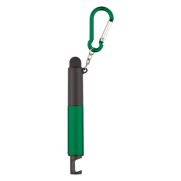 4-In-1 Light Up Stylus Pen with Carabiner