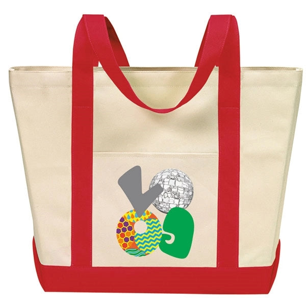 Two-Tone Boat Bag