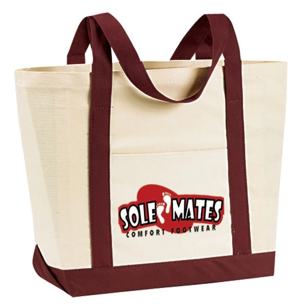 Two-Tone Boat Bag