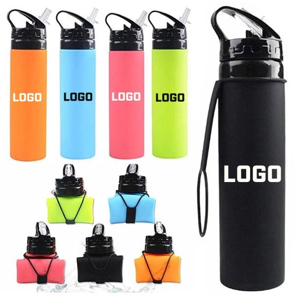 20OZ Outdoor Sport Camping Portable Silicone Collapsible