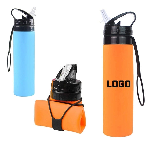 20OZ Outdoor Sport Camping Portable Silicone Collapsible