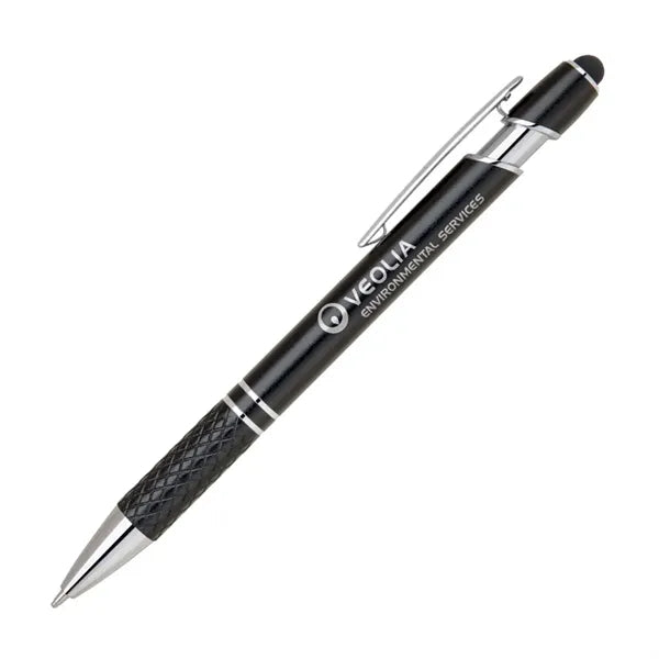 Aluminum ballpoint pen with stylus