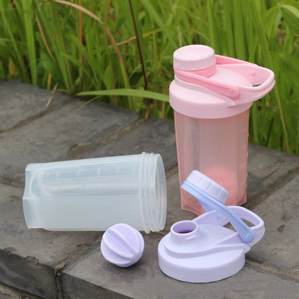 17OZ. Plastic Protein Shaker Bottle