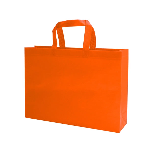 Heat Sealed Non-Woven Shopping Tote Bag(16''X12''X4'')
