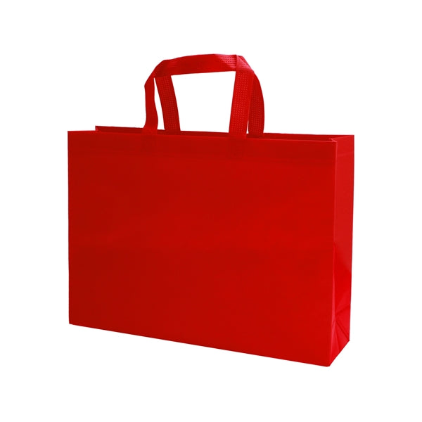 Heat Sealed Non-Woven Shopping Tote Bag(16''X12''X4'')