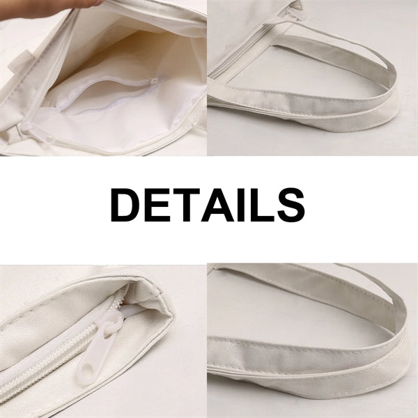 Cotton Tote Bags With Zipper