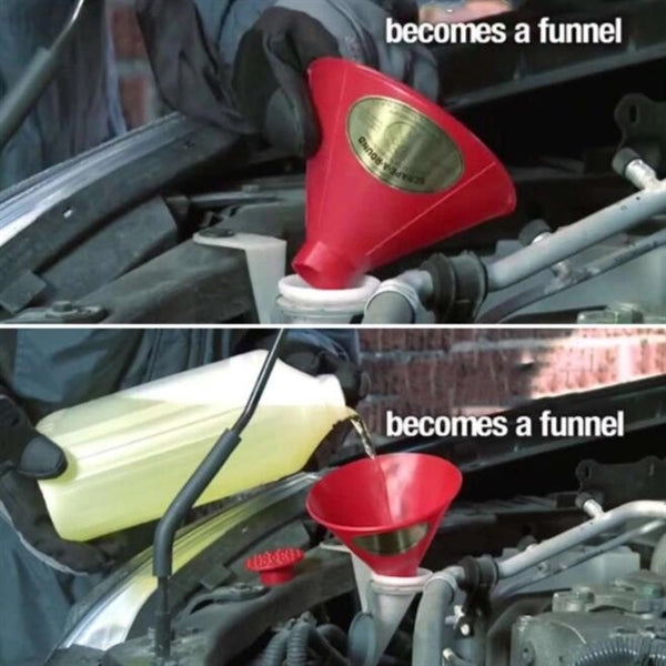 Cone-Shaped Windshield Ice Shovel