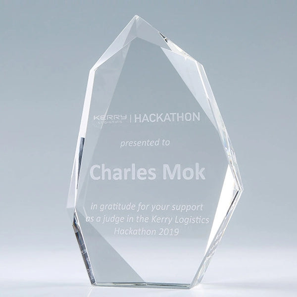 Faceted Crystal Peak Award