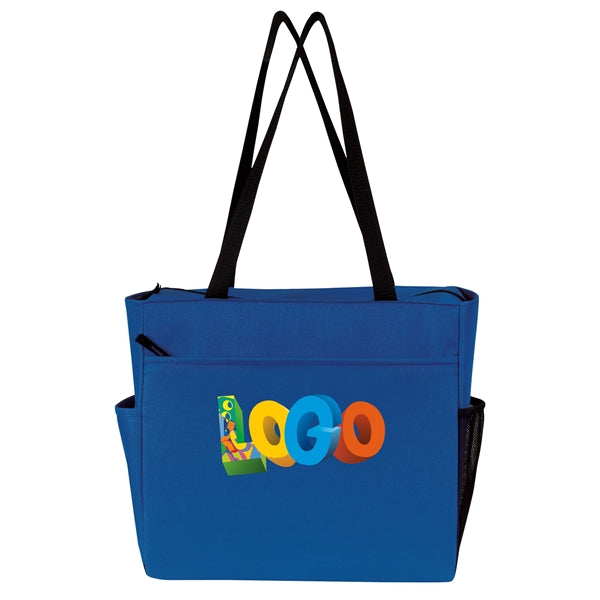 Travel-Ready Zip Tote with Luggage Sleeve