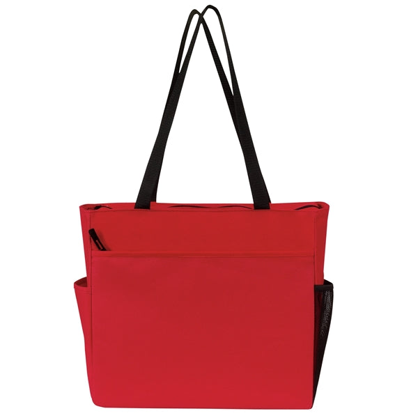 Travel-Ready Zip Tote with Luggage Sleeve