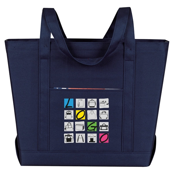Solid Color Boat Tote Bag