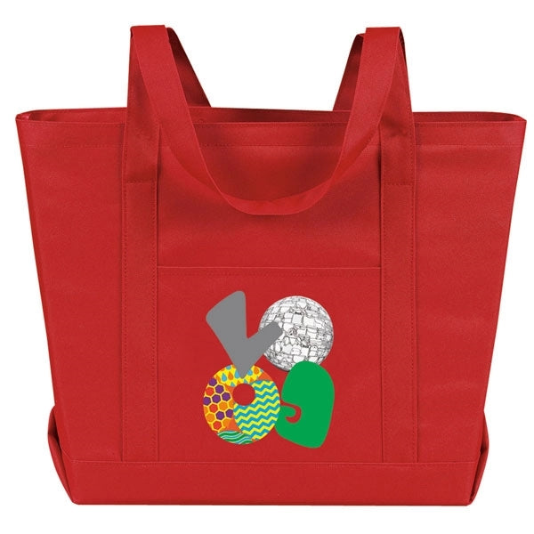 Solid Color Boat Tote Bag