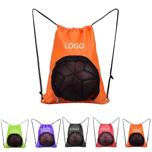 Basketball Drawstring Storage Bag