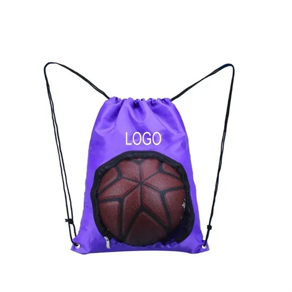 Basketball Drawstring Storage Bag