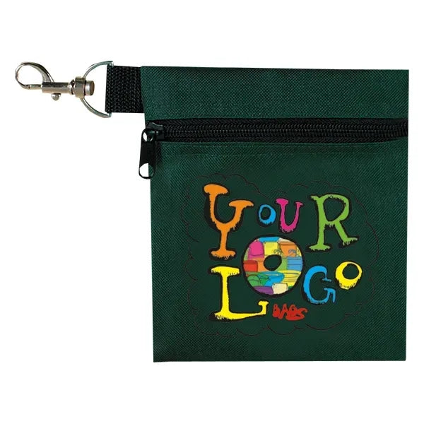 Golf Tee Pouch with Carabiner Clip