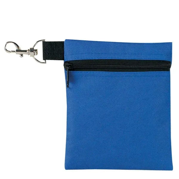 Golf Tee Pouch with Carabiner Clip