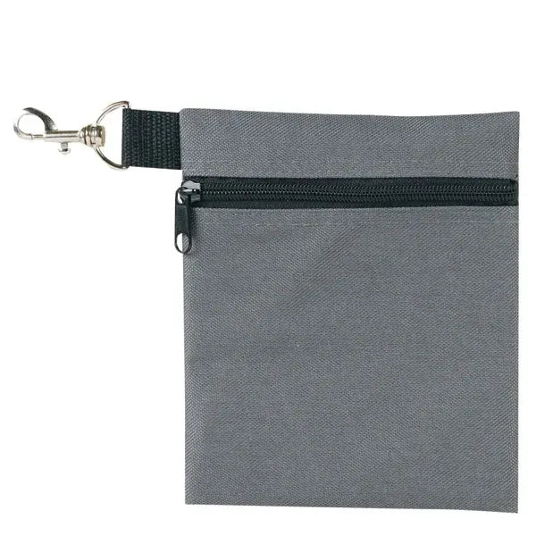 Golf Tee Pouch with Carabiner Clip