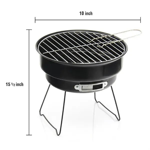 Portable Barbeque Grill with Cooler
