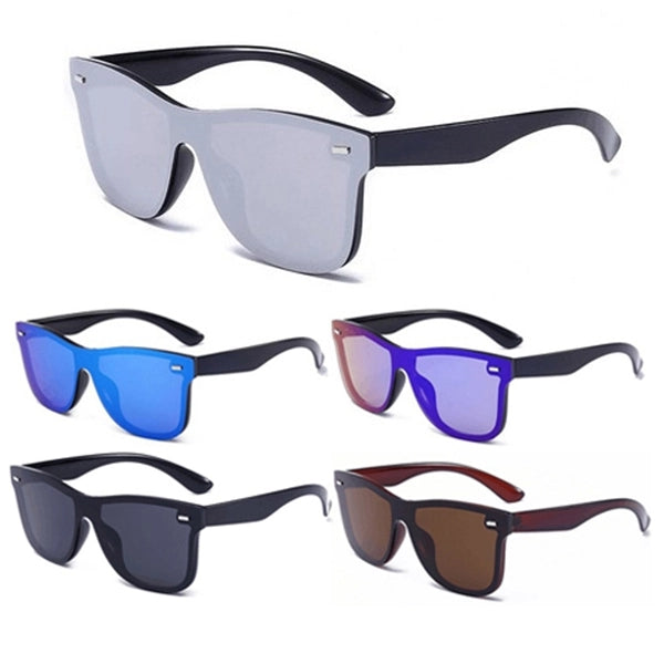 Rimless-style Reflective Sunglasses
