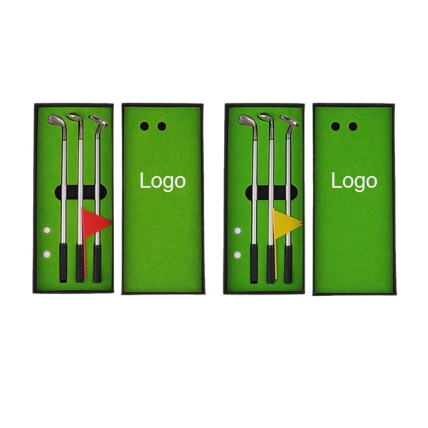 Mini Golf Game Ball-point Pen Gift Set