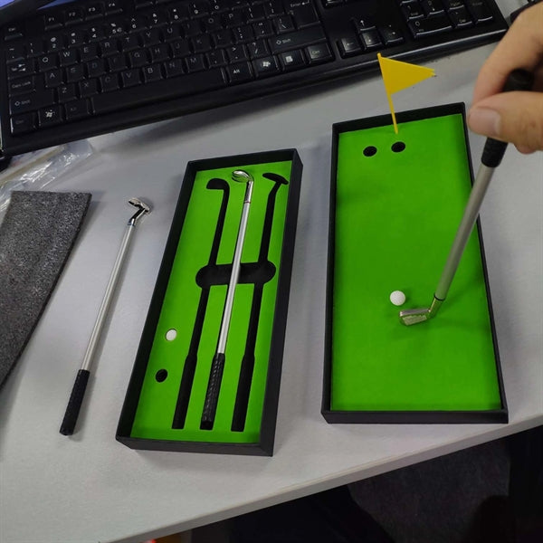 Mini Golf Game Ball-point Pen Gift Set