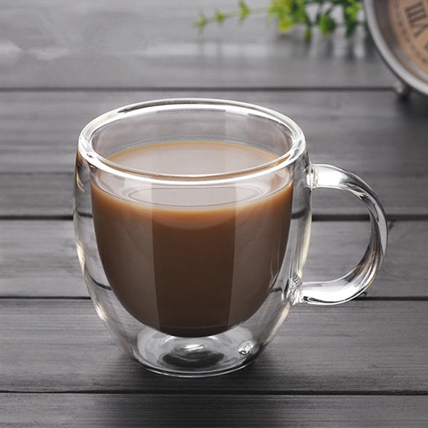 5oz Double Wall Insulated Glasses Espresso Mugs
