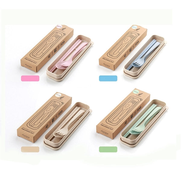 3 in 1Travel Cutlery Set