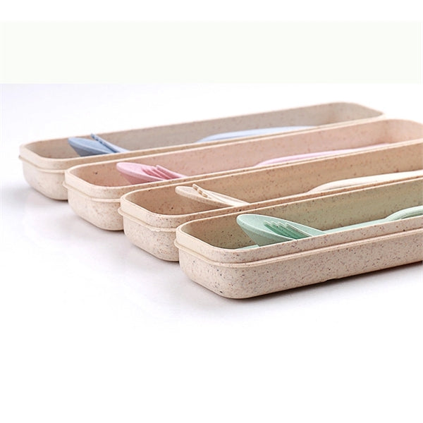 3 in 1Travel Cutlery Set