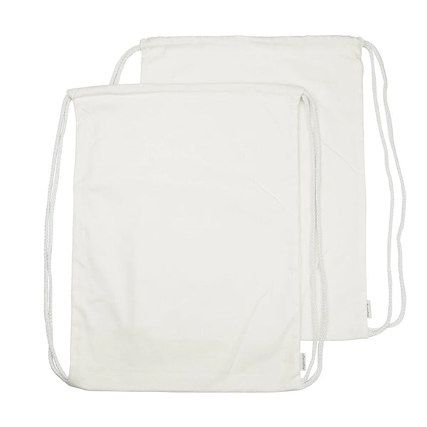 100% Cotton Canvas Drawstring Backpack