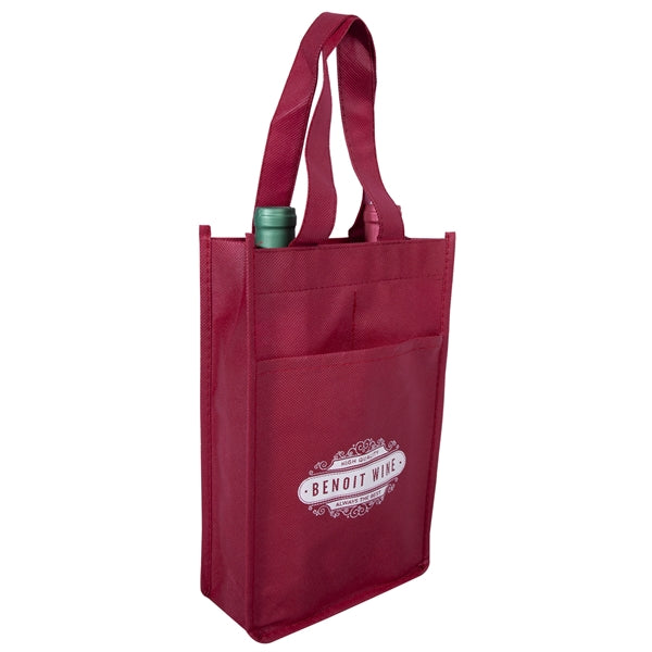 Bouquet Non-Woven Wine Bag (1 Color Imprint)