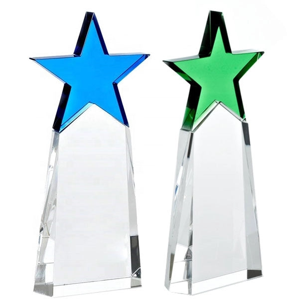 Top Star Crystal Award Trophy
