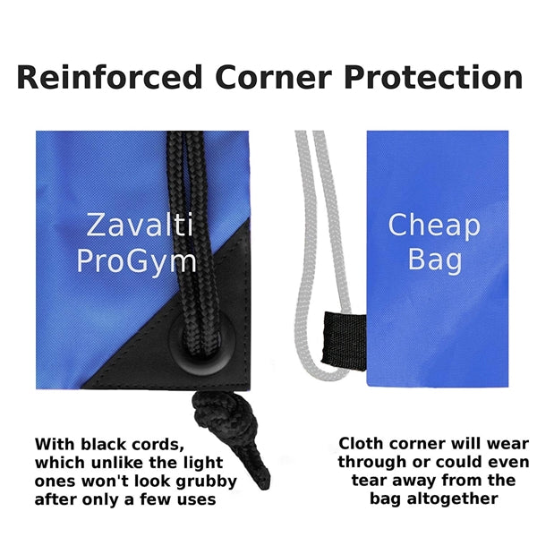 Drawstring Sports Pack With Front Zipper