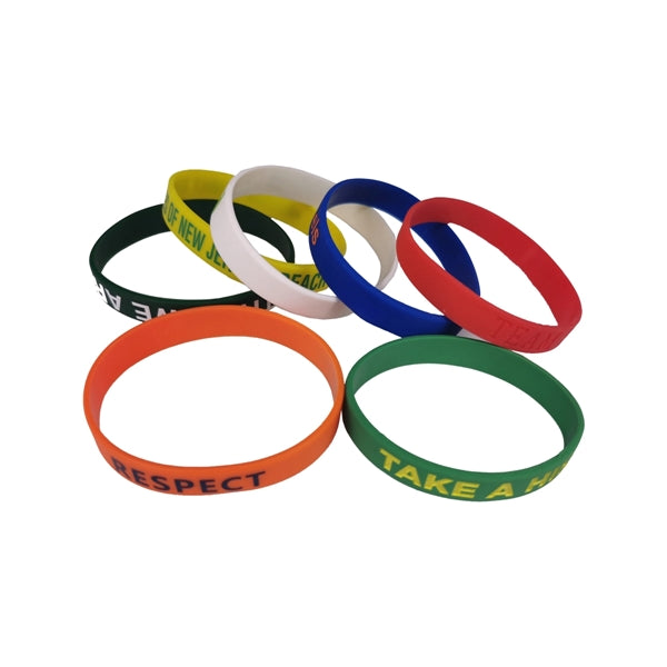 8 inch Silicone Wristband