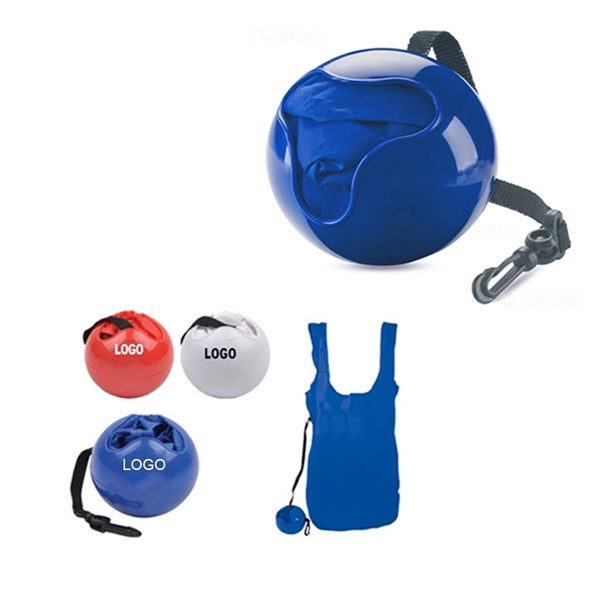 Folding Shopping Bag With ABS Ball