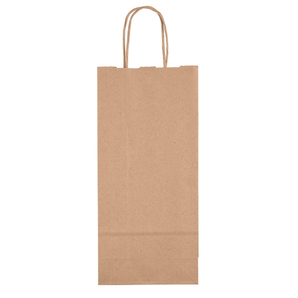 Eco Vino - Kraft-Brown Shopper - Flexo Ink Print