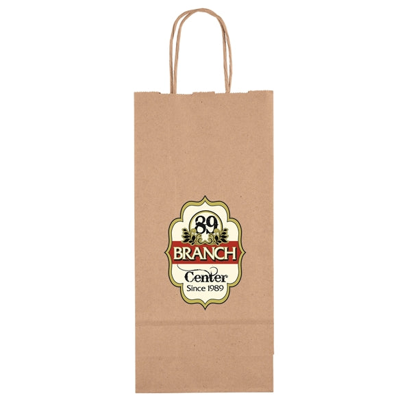 Eco Vino - Kraft-Brown Shopper - ColorVista
