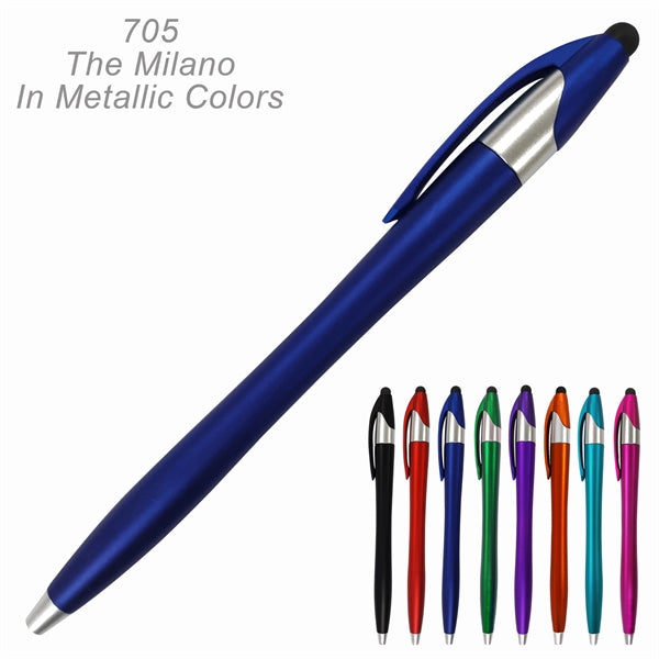 Milano Stylus Ballpoint Pens in Bright Colors
