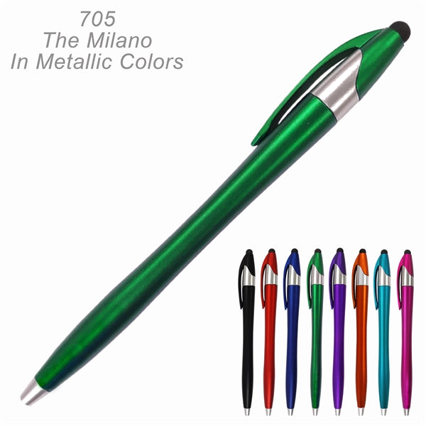 Milano Stylus Ballpoint Pens in Bright Colors